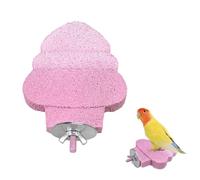 Perchoir a Bec pour Oiseaux,Plateforme a Mâcher a Texture Alvéolée pour Perruches,idéale pour Cages a Oiseaux,Structures d'escalade et Les Aires de Jeux pour Petits Animaux