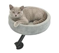 Perchoir à Chat à Installer sur Bureau Nid De Sommeil En Tunnel Pour Chaton