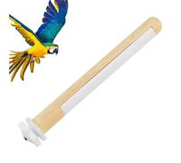 Perchoir À Oiseau avec Support,Accessoires Cage Perchoir Affûtage Griffes - Jouet Multifonction Perruche Grignotoir À Picorer Perruches Calopsittes Canaris Activité Intérieure