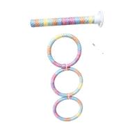 perchoir à Oiseaux Corde d'escalade en Sisal for Perroquet, 1 pièce, Jouet for Oiseau, Anneau de Suspension Rond, balançoire for Support for Animaux Compagnie, Fournitures Cage Perche(COLOR01)