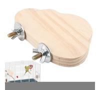 Perchoir à oiseaux, jouet en bois antidérapant et stable, perchoir pour cage, pour calopsite, cône ara agaporni canari cacatua miche salon balkan chambre