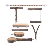 Perchoir à oiseaux - Perchoir pour perroquets, perchoirs en corde de coton avec prise en main naturelle | Branches d'exercice antidérapantes | Perchoirs pour perroquets, perruches, calopsittes