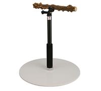 Perchoir à Oiseaux réglable, perchoir en Bois pour Perroquet, Jouet d'entraînement pour Oiseaux, Support pour Oiseaux de Petite à Moyenne Taille