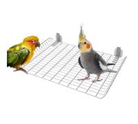 Perchoir à oiseaux | Support d'oiseaux en acier inoxydable pour perroquets - Aire de jeu décorative pour animaux de compagnie de petite, moyenne et grande race, jouet d'exercice pour conures