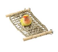 Perchoir à Perroquets,Parcours d'Escalade en Bois pour Ronger - Accessoires de Cage pour Perruches,pour Perruche Calopsitte Conure Inséparable Canari Pinson pour Exercices et Nourrissage