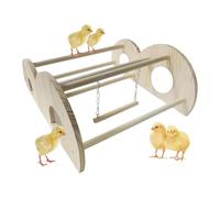 Perchoir à poulet, balançoire en bois, antidérapant, pour volaille, intérieur ou extérieur, ferme