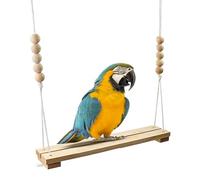 Perchoir À Poulet | Jouets Sécurisés en Bois Naturel pour Volailles | Accessoires D'Habitat Et Fournitures Essentielles pour Éleveurs d'oiseaux Décor Extérieur Poules Ferme Débutant Poussins