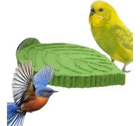 Perchoir de Cage à Oiseaux en résine - Aire de Jeu en résine avec Design végétal - perchoir pour Ara,pour Perruche Conure canari Soin des Griffes meulage du Bec Recherche de Nourriture Mastication