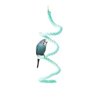 Perchoir de Corde perroquette, Perche de Corde à Oiseaux,Toys à Mastication de Cage colorée pour Petit Perroquet Moyen | Pionnier Multicolore à Mastication de Coton Swing de Coton Debout