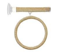 Perchoir de Douche Oiseau | Jouet Portable à Grande Corde | Jouet d'escalade pour Perroquets | Pour Fenêtres Carrelage Bain Cage Perruche Africaine Gris Coquelicot Coquin