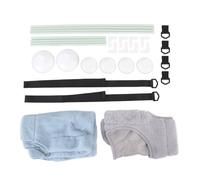 Perchoir de fenêtre pour Chat, 2 Couches, Vue complète à 360 degrés, Limite de Poids de 33lb, avec 6 ventouses Fortes, lit hamac de fenêtre pour Chats d'intérieur (Double Couche Gris + Bleu)