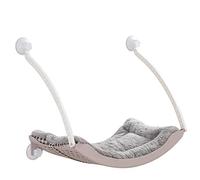 Perchoir de fenêtre pour Chat, Grille de Ventilation Suspendue, lit hamac pour Animaux de Compagnie, Forte Charge, hamac de fenêtre pour Chat, fenêtres en Velours, lit pour (Racine de Lotus Rose)