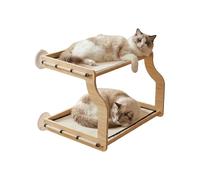 Perchoir de Fenêtre pour Chats Intérieur Lit Double Couche Accessoires pour