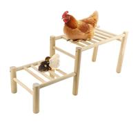 Perchoir De Perchoir - Jouets De Poulet De Ferme en Bois sans Éclats, Support De Perchir pour Poussin | Coop Joue La Barre De Rosting De Volaille pour Le Terrain De Jeu De Maison De Coopératives De F