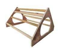 Perchoir de Poulet avec 7 Barres, Barres de perchoir en Bois 14, 6x10, 8x7, 8 Pouces avec Trous latéraux, Accessoires poulailler autoportants