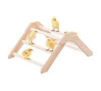 Perchoir de Poulet démonté, Support Anti-Rotation pour Oiseaux | Perchoir intérieur et extérieur Facile à Assembler, pour Poussins, perroquets, Petits Oiseaux, Jeu, Repos, entraînement