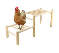 Perchoir de poulet pour poules - Sûr, stable, réutilisable et facile à monter - Article d'emploi pour volailles en plein air - Pour jardin, cour, poulailler, enclos et aire de jeux