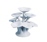 Perchoir de terrarium en forme de champignon pour reptiles - Décoration pour habitats de dragon barbu, plate-forme de pèlerinage et support d'escalade pour une utilisation quotidienne - Perchoir à