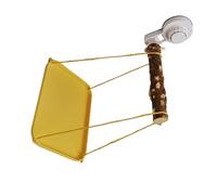 Perchoir de Voyage pour Perroquet avec Ventouse et Plateau Amovible | Bois et Plastique, Surface Texturée, pour Cages à Oiseaux ou Fenêtre, Entretien Facile, Accessoires Inclus