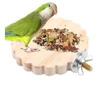 Perchoir d'Oiseau Pour Cage - Jouet En Bois Animaux De Compagnie | Perchoir Pour Perroquets À Mettre En Cage - Pour Les Oiseaux Comme Conure, Ara, Inséparable, Canari, Cacatoès, Pinson Et Pour Les Piè