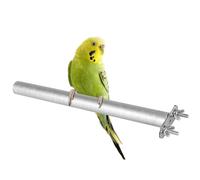 Perchoir en Acier Inoxydable pour Oiseaux,Griffes de Broyage pour Perroquets,Coupe-Bec,Ongles,Bâton de Meulage pour Oiseaux,Perroquets,Perruches,Calopsittes,Conures,Aras Gris D'Afrique,Pinsons