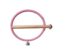 Perchoir en bois naturel pour perroquet, support en bois, jouets à mâcher en corde de coton avec perchoirs pour cage pour perruches, conures, perroquets, calopsittes en bois naturel