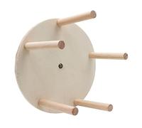 Perchoir en bois naturel pour perroquets - 10 cm - Jouet pour cage - Pour perroquets et perruches