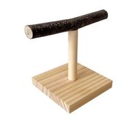 Perchoir en bois naturel pour perroquets, conures, perruches, griffoirs pour petits perroquets