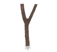 Perchoir en bois pour oiseaux avec corde coton Kerbl Marron 20 cm