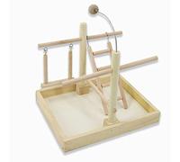 Perchoir en bois pour perroquets Lovebird - Échelle d'entraînement en bois - Pour fête foraine - Pour perroquets