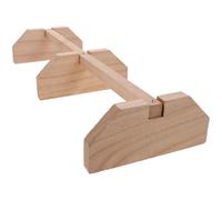 Perchoir en Bois pour Poules, Support Stable, Poli, Kaki | Bois, Surface Lisse, Usage pour Poule et Macaw, Finition Sûre, Ne Se Décolore Pas