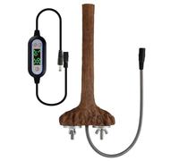 Perchoir en bois simulé, perchoir thermique pour oiseaux Température | Bois simulé Chaud et confortable, stable pour perruches, pigeons, mynas, perroquets