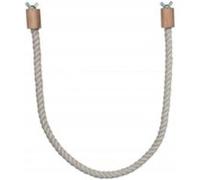 TRIXIE Perchoir corde pour oiseaux d'ornement - malléable grâce au renforcement du fil - avec fixation par vis - pur coton - 66 cm/ø 18 mm - 5161