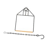 Perchoir en fer portable pour perroquet - Pour une utilisation en intérieur - 19 x 13 cm