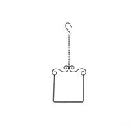 Perchoir en métal pour colibri conçu pour fournir un endroit de repos confortable tout en améliorant l'esthétique du jardin et l'interaction des oiseaux (noir)