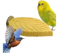 Perchoir en résine, forme de en résine - Perchoirs pour perruches - Convient pour conure, ara, canari, inséparables pour l'entretien des griffes, l'abrasion du bec et la recherche de nourriture