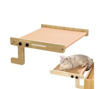 Perchoir Fenêtre Pour Chat Lit En Bois Sans Perçage Pour Chaton Exposé Au | Siège Pour Chat Sur Rebord De Fenêtre Pour Parents D'Animaux Amoureux Des Animaux Maison Bureau Salon Chambre