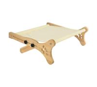 Perchoir Fenêtre pour Chat,Meuble pour Chat en Bois Solide Et Résistant - Perchoir pour Rebord de Fenêtre, Table de Chevet ou Canapé | pour Jeu, Repos Et Escalade en Intérieur Et