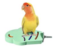 Perchoir Oiseau Bâton à griffer les pattes et d'exercice des oiseaux | Support Perchoir pour Cage Pour L'Exercice À Domicile Et L'Entraînement Des Inséparables, Perruches Ondulées, Calopsittes Et