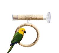 Perchoir Oiseau Douche | Support Portable Interactif Perroquet,Jouets d'entraînement en bâton abrasif | pour Cacatoès Perruche Bain Mural Voyage Voiture Douche Intérieur Extérieur Cage Clôture