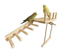 Perchoir Oiseaux D'escalade Avec Rampe Et Balançoire | Espace De Pour Oiseaux Pour Prévention De L'Ennui Stimulation Mentale Perruches Moineaux Temps Seul À La Maison