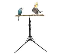 Perchoir perchoir 16 Pouces Support d'oiseau en Bois avec Pliable 62 Stand de trépied 3 Hauteur de Vitesse ajusté Non Glissant et Perche d'oiseau Stable pour extérieur intérieur