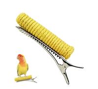 Perchoir Perroquet Grande Corde En Coton Pour Entraînement Interactif | Accessoires Cheveux Perchoir Oiseau Pour Mâcher Enrichissement Anti-Ennui Conure Inséparable Gris D'Afrique