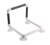 Perchoir Portable pour Oiseaux avec ventouses, Support pour Perroquet à Placer sur la fenêtre, la Douche ou la Baignoire, Jouet en Plastique Durable avec Quatre ventouses, adapté