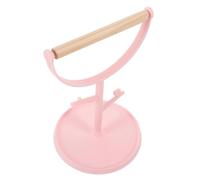 Perchoir portable pour perruches avec support en plastique et en bois, léger et idéal pour la maison et les voyages.