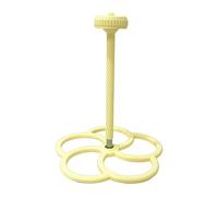 Perchoir pour cage à oiseaux - Jouet amusant pour perruche calopsitte conure canari pigeon | Support pivotant coloré à suspendre avec clochette à mâcher, accessoires de cage interactifs, jeu amusant