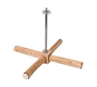 Perchoir pour cage à oiseaux - Jouet rotatif en bois pour perruche | pour mâcher, divertissement, soulager l'ennui, le bec, le broyage, les griffes, les