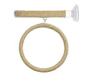 Perchoir pour oiseaux avec fenêtre, jouet, corde portable, grand perchoir de voiture pour oiseaux, perruches, calopsittes, perroquets gris du Gabon d'Afrique