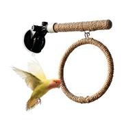 Perchoir pour oiseaux avec ventouse, balançoire interactive pour perroquet | Plate-forme d'observation des oiseaux pour carreaux de sol de voiture miroir à l'extérieur du balcon de l'appartement