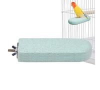 Perchoir pour oiseaux, bec de ponçage, pierre calcaire, plateau de support | Perchoir antidérapant pour perruche, perruche, perruche, cirque, canari